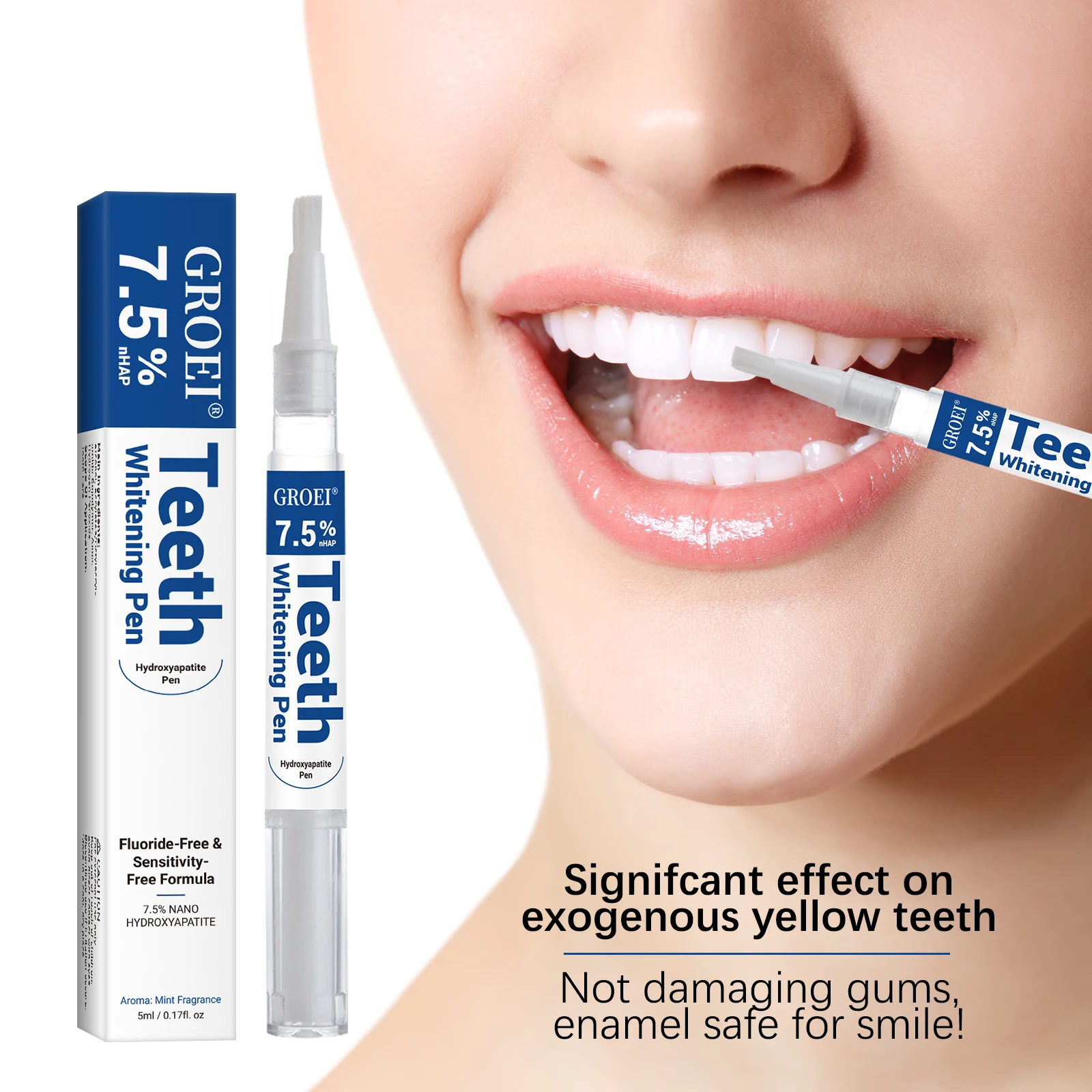 Teeth Whitening Gels - Hydroksiapatytowy długopis do wybielania zębów Dazzling