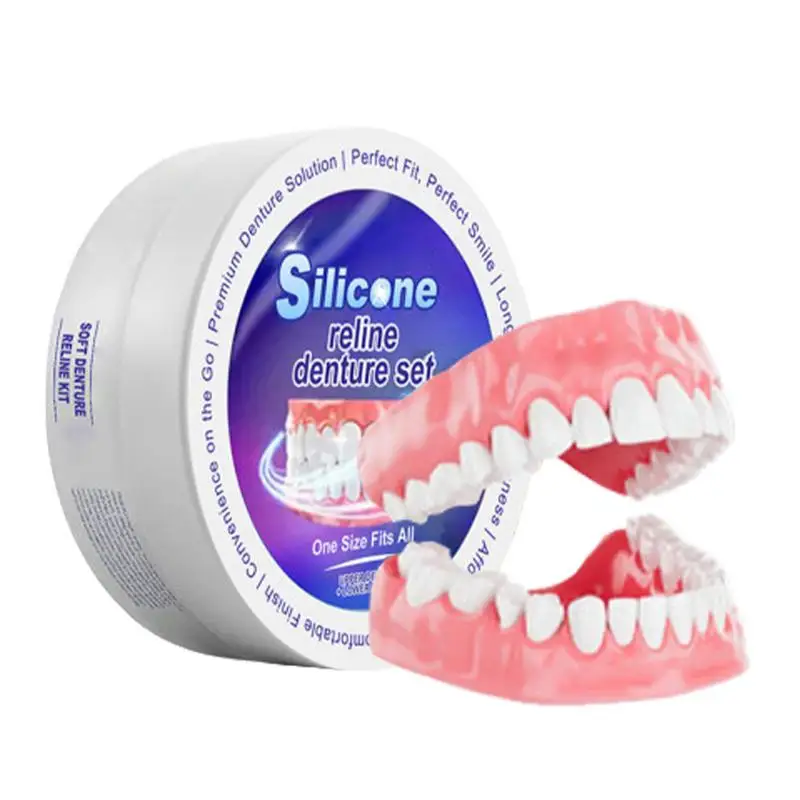 Teeth Whitening For Braces - Zestaw protez silikonowych Fit tymczasowe protezy