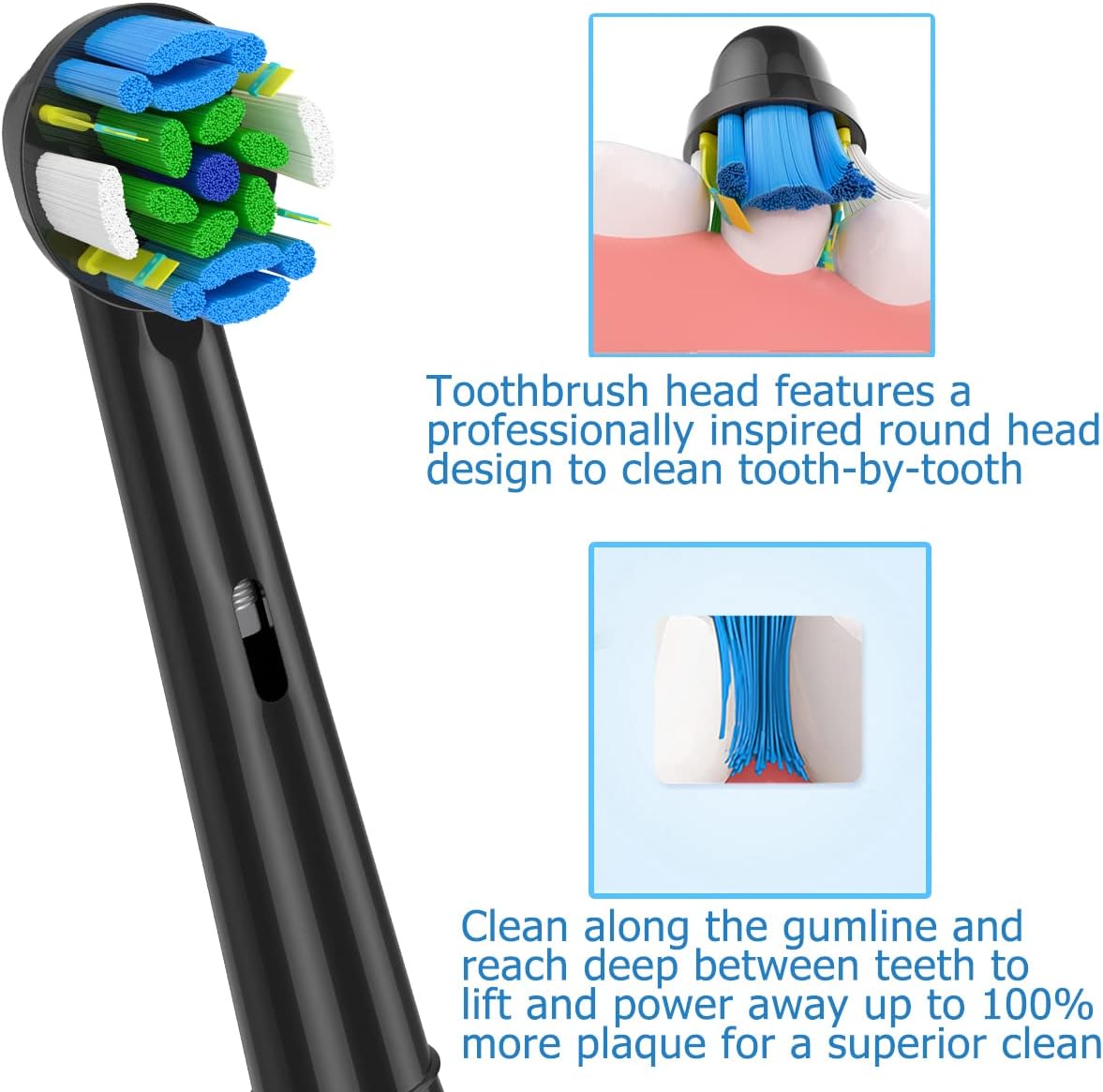 Końcówki zamienne do szczotecz – Teeth Whitening Machine Professional recenzja i cena