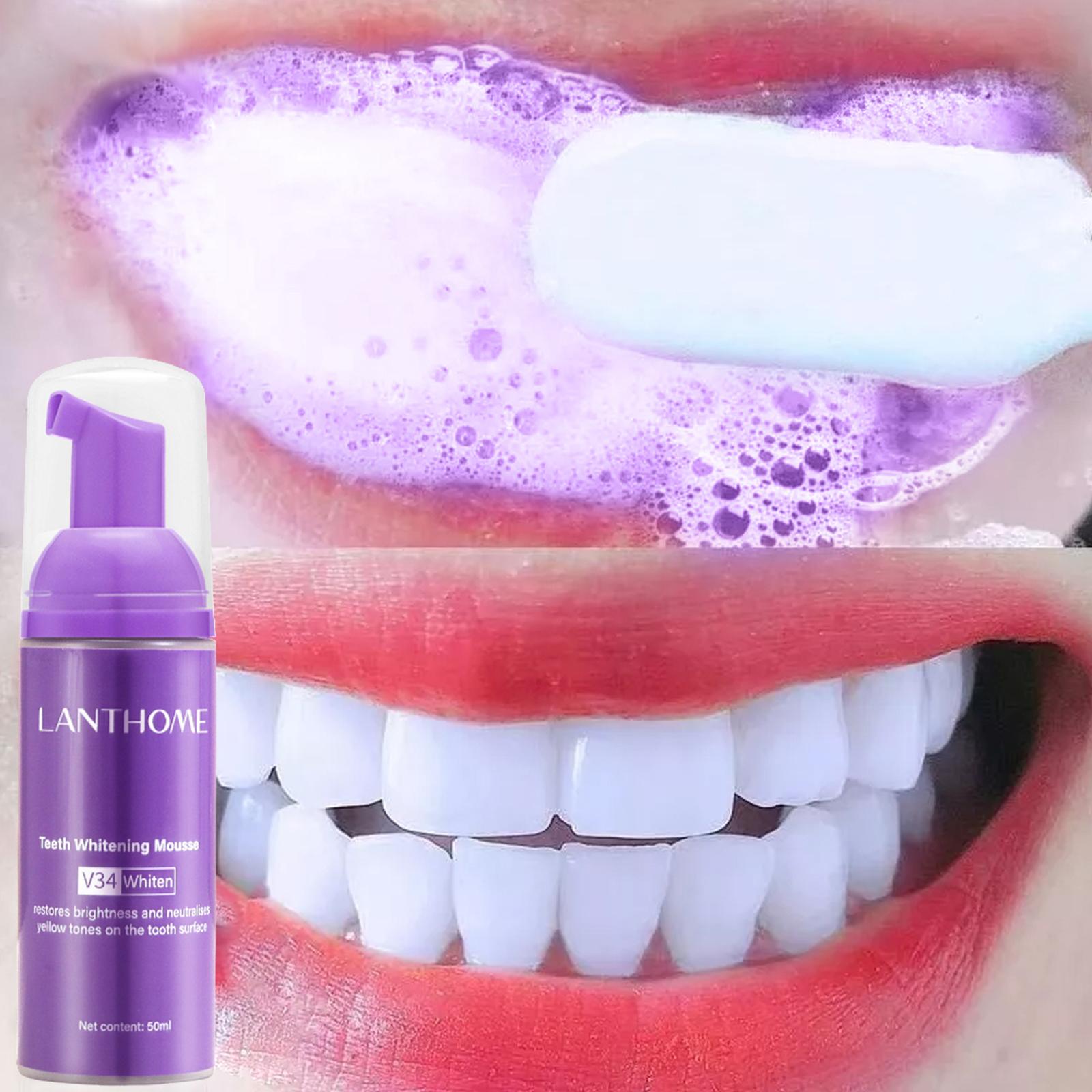 V34 Mus do czyszczenia zębów P – Teeth Whitening Mousse recenzja i cena