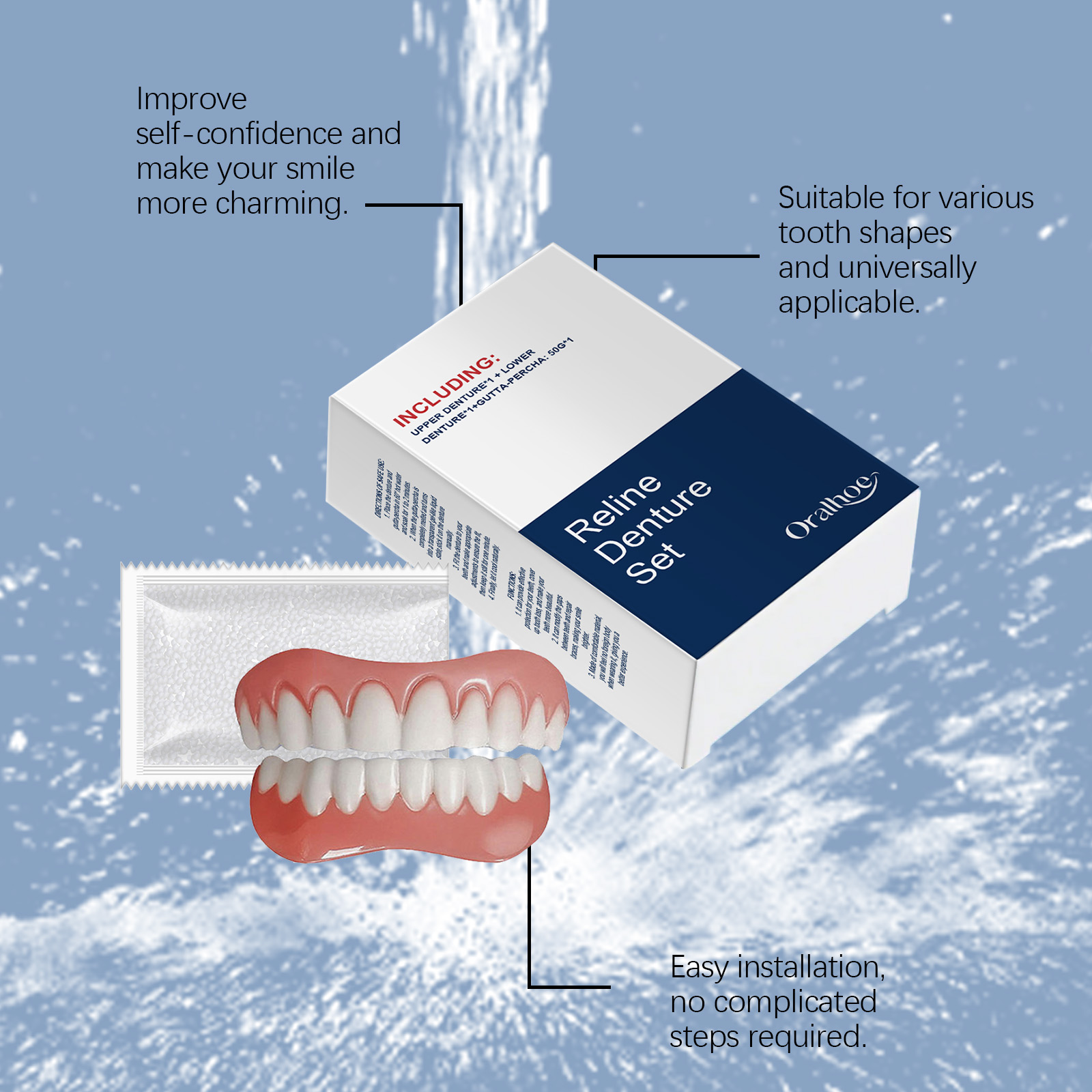 Sztuczne zęby protezy tymczaso – Teeth Whitening For Braces recenzja i cena