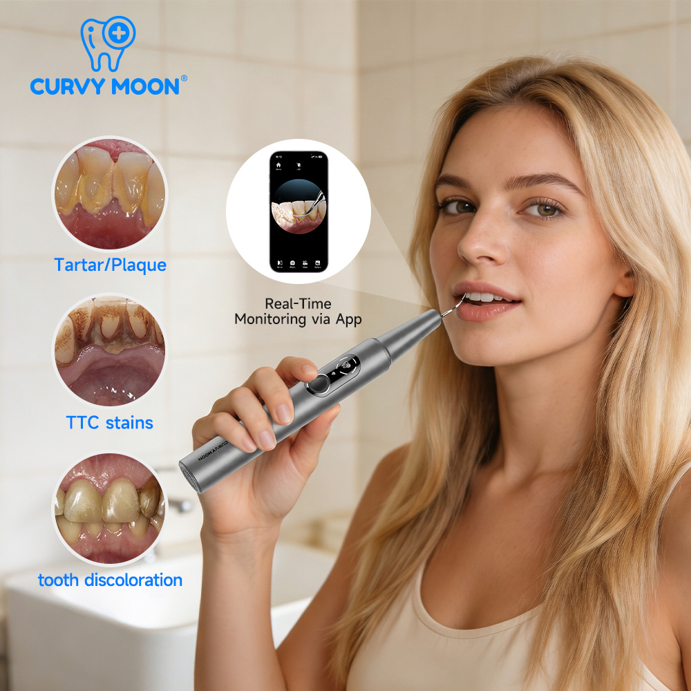 CURVY MOON Widoczny Elektryczn – Whitening Teeth Dentist recenzja i cena