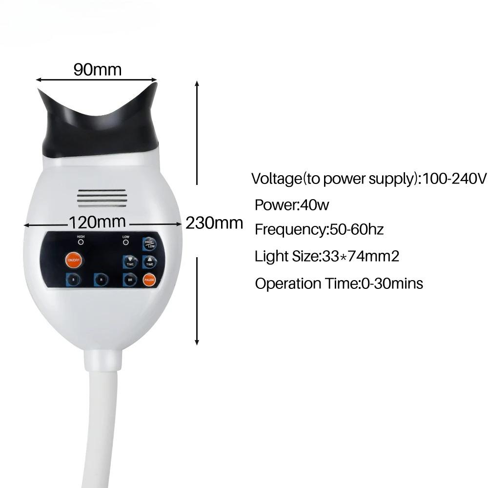 Regulowana lampa LED do wybiel – Teeth Whitening Machine Professional recenzja i cena