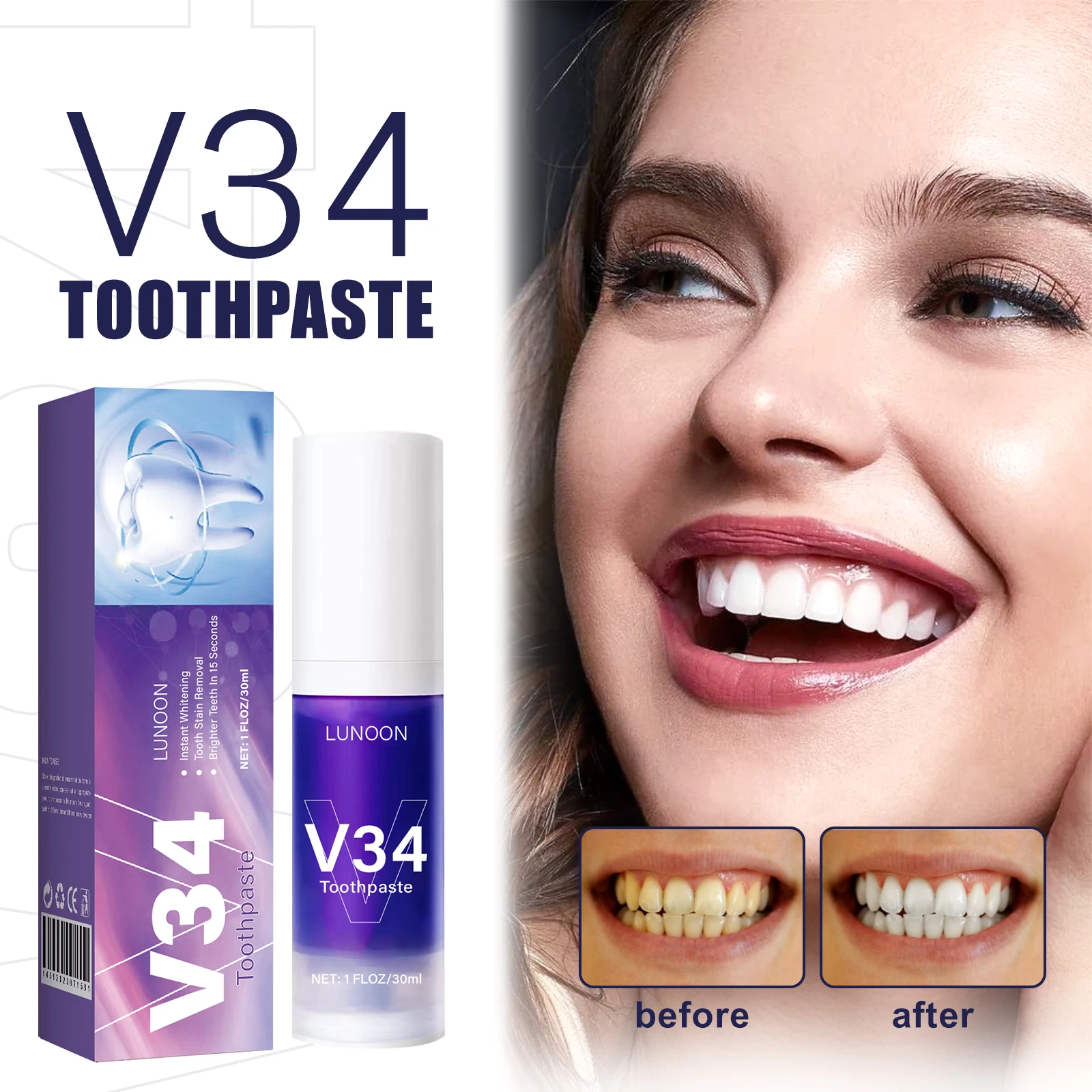 50ml Pianka do zębów Pasta do  – Teeth Whitening Mousse recenzja i cena