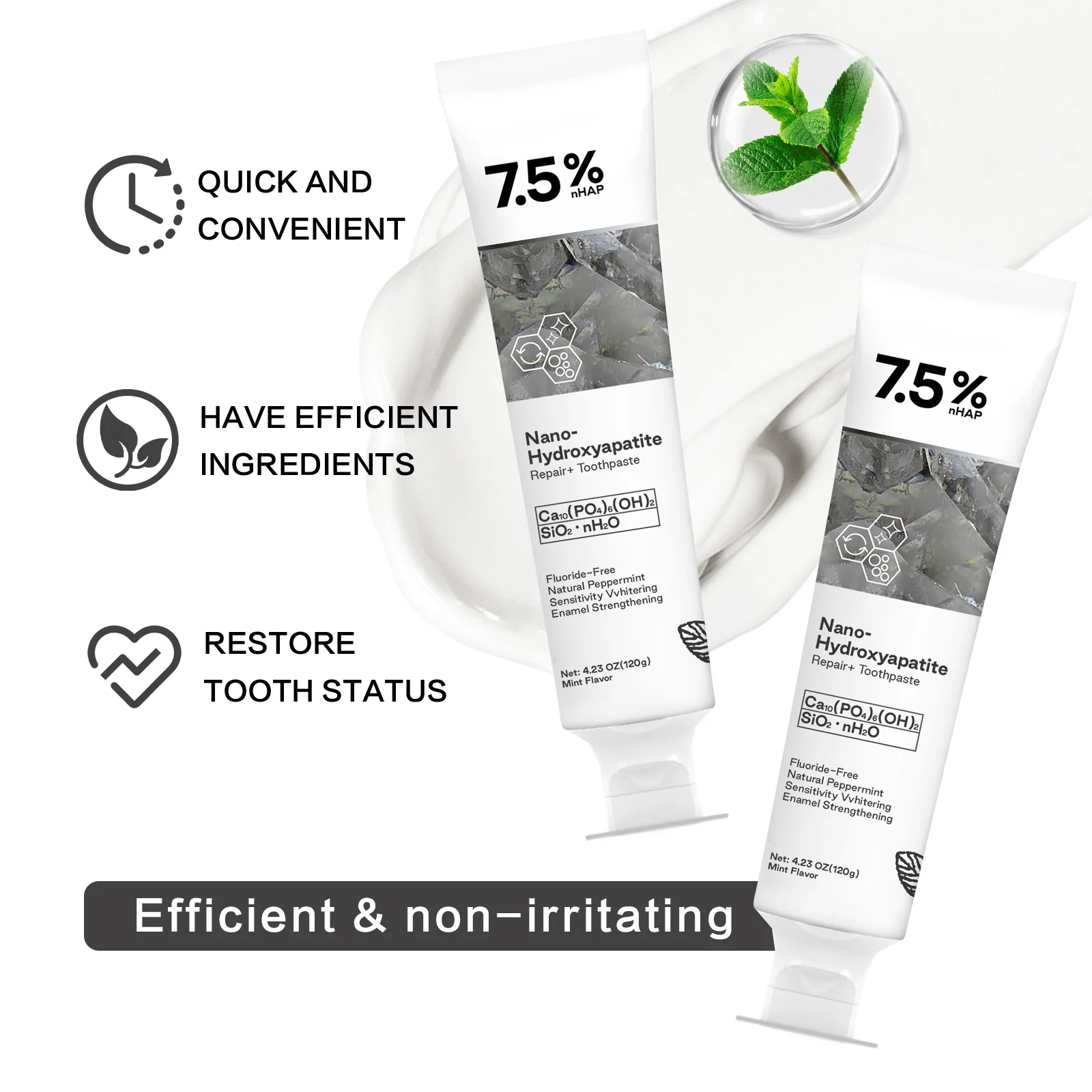 120g Pasta do zębów z nano-hyd – Hydroxyapatite Toothpaste recenzja i cena
