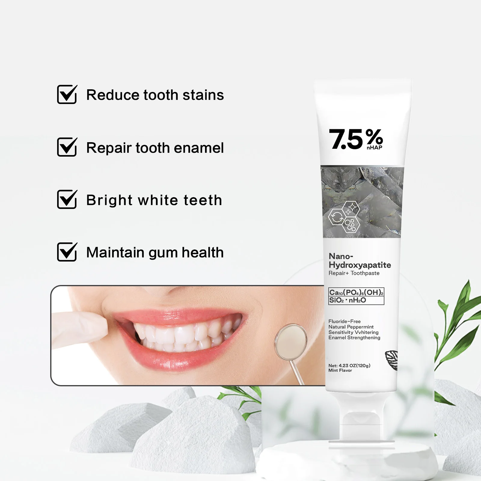 120g Pasta do zębów z nano-hyd – Hydroxyapatite Toothpaste recenzja i cena