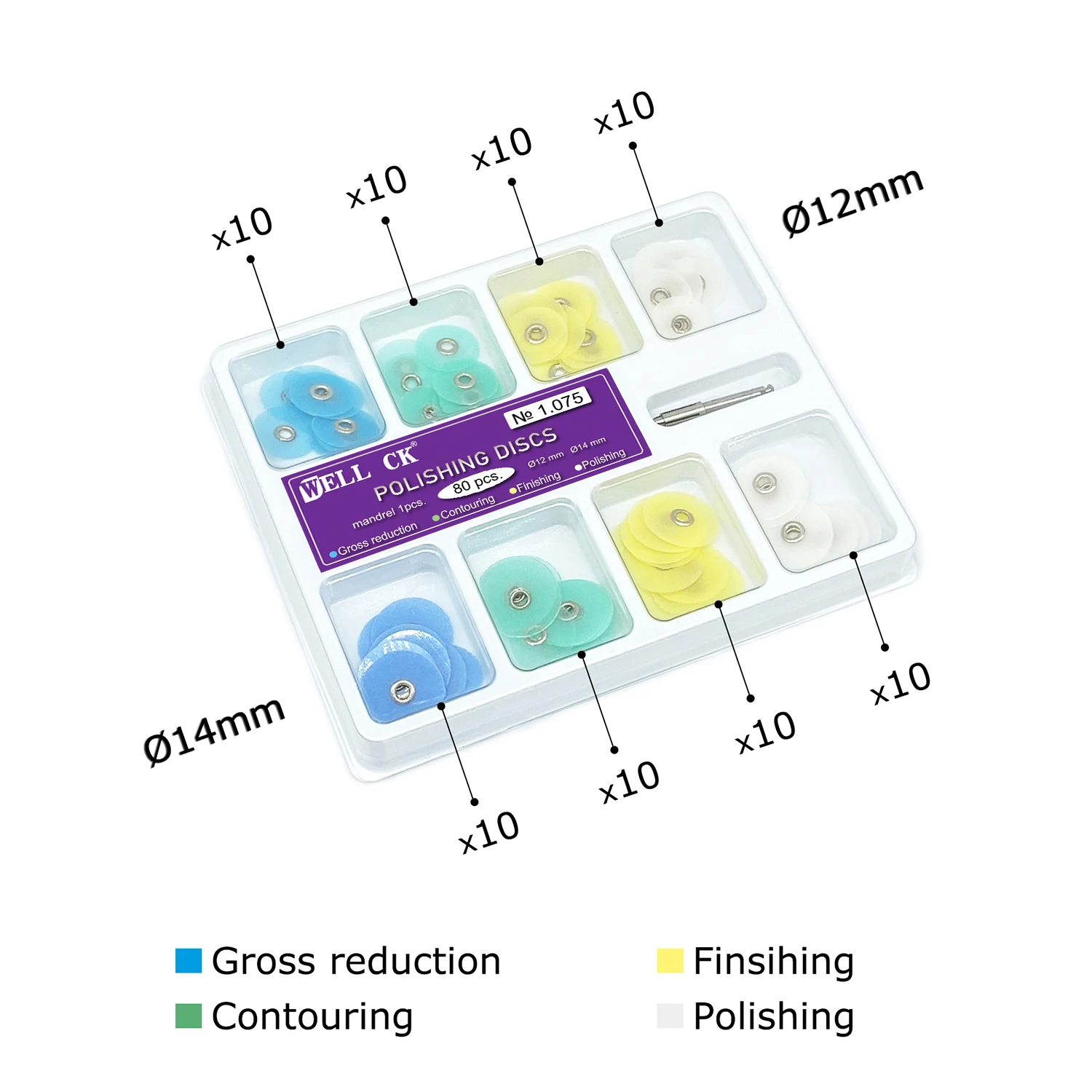WELLCK Dental Polishing Discs  – Whitening Teeth Dentist recenzja i cena