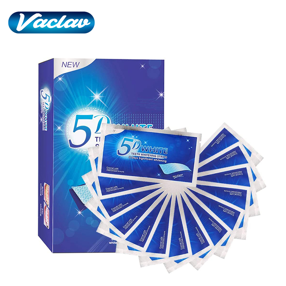 Paski do wybielania zębów 5D,  – Teeth Whitening Gels recenzja i cena